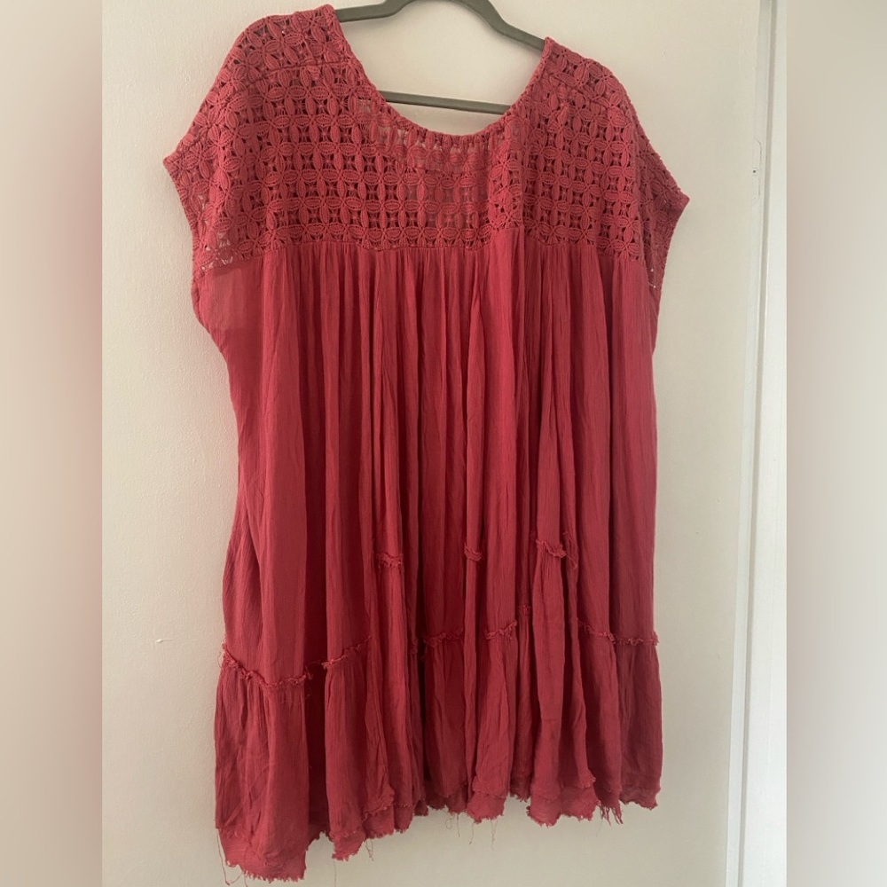 Free People sunfest crochet tunic